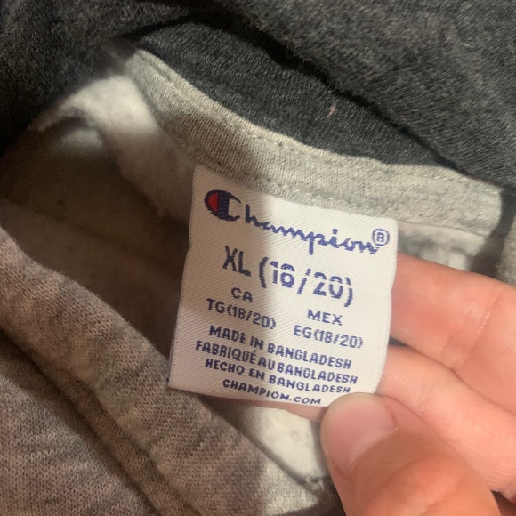 Grey champion hoodie GUC - Picture 2 of 3